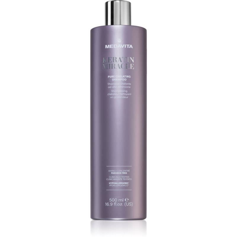 Medavita Keratin Miracle Pure Chelating Shampoo шампунь для глибокого очищення для волосся 500 мл