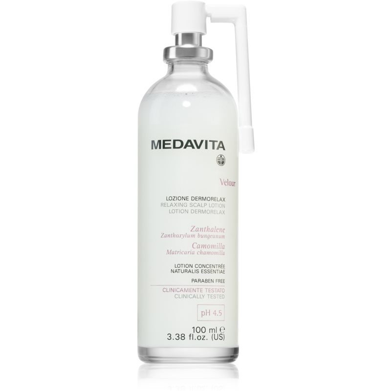 Medavita velour relaxing scalp lotion relaxáló ápolás érzékeny fejbőrre 100 ml
