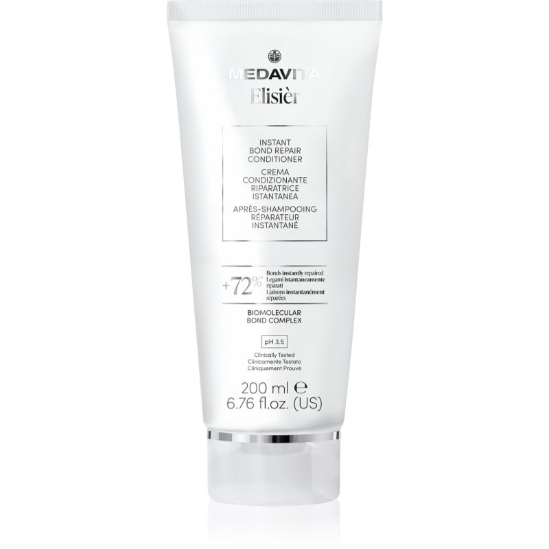 Medavita Elisiér Instant Bond Repair Conditioner reconstructing strengthening conditioner for weak hair 200 ml