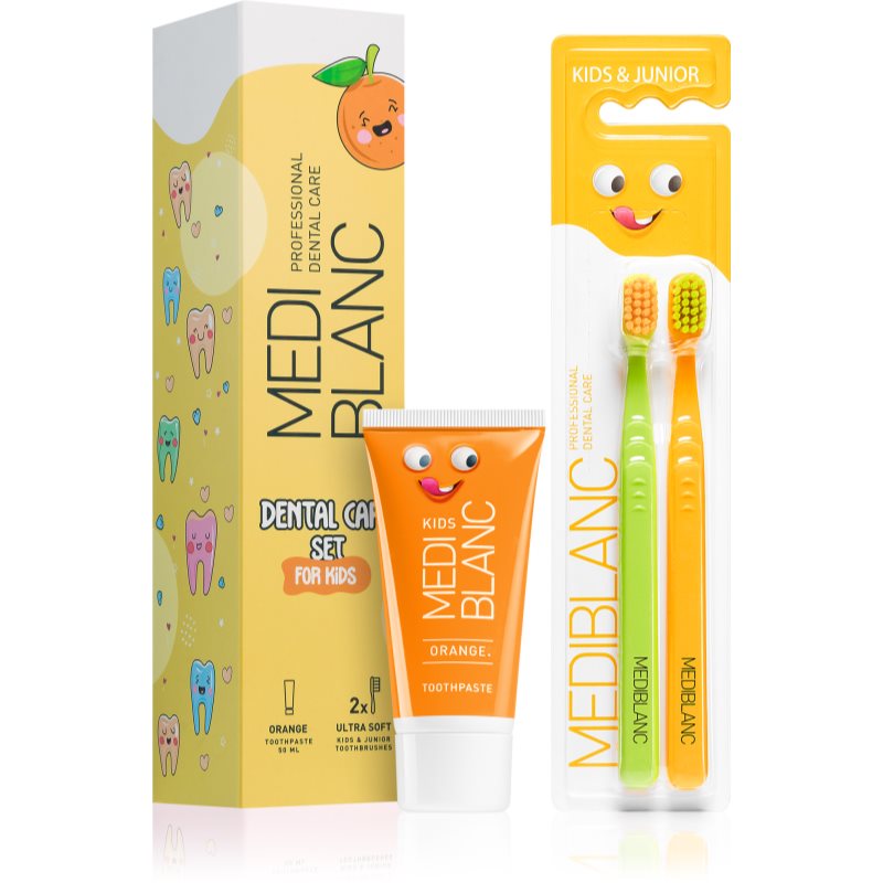 MEDIBLANC KIDS Set Ensemble De Soins Dentaires Pour Enfant