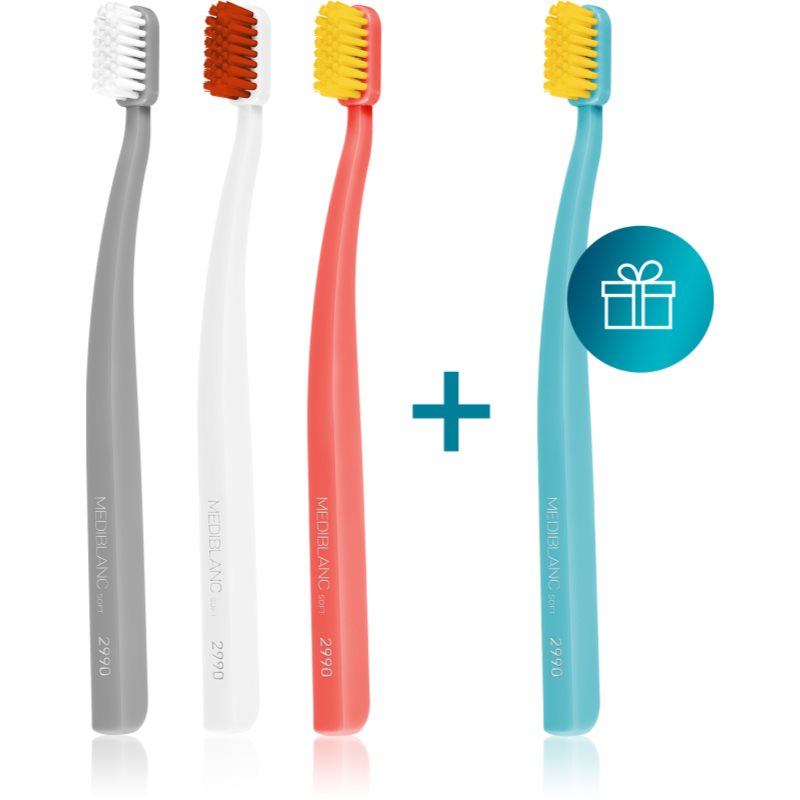 MEDIBLANC 2990 Soft zubné kefky soft 4 ks (obrázok 10)