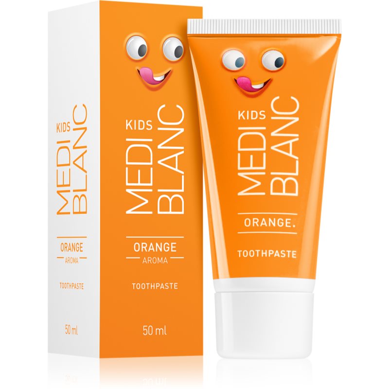 MEDIBLANC KIDS Orange Toothpaste For Children 2x50 Ml