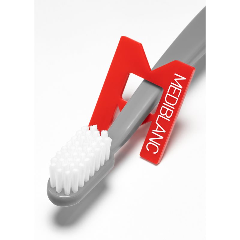 MEDIBLANC 5490 Ultra Soft зубні щітки ультра м'яка White, Grey 2 кс
