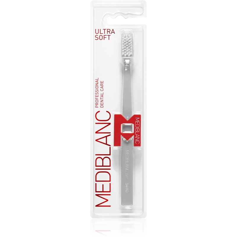 MEDIBLANC 5490 Ultra Soft Toothbrush Ultra Soft Grey 1 Pc