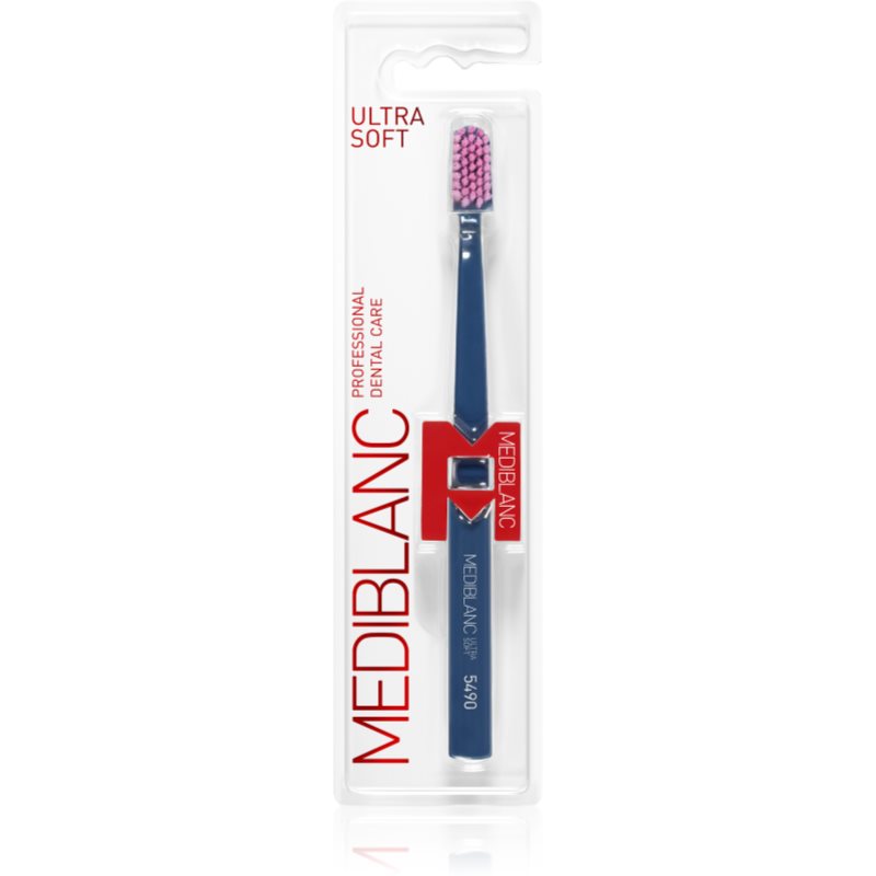 MEDIBLANC 5490 Ultra Soft Toothbrush Ultra Soft Dark Blue 1 Pc