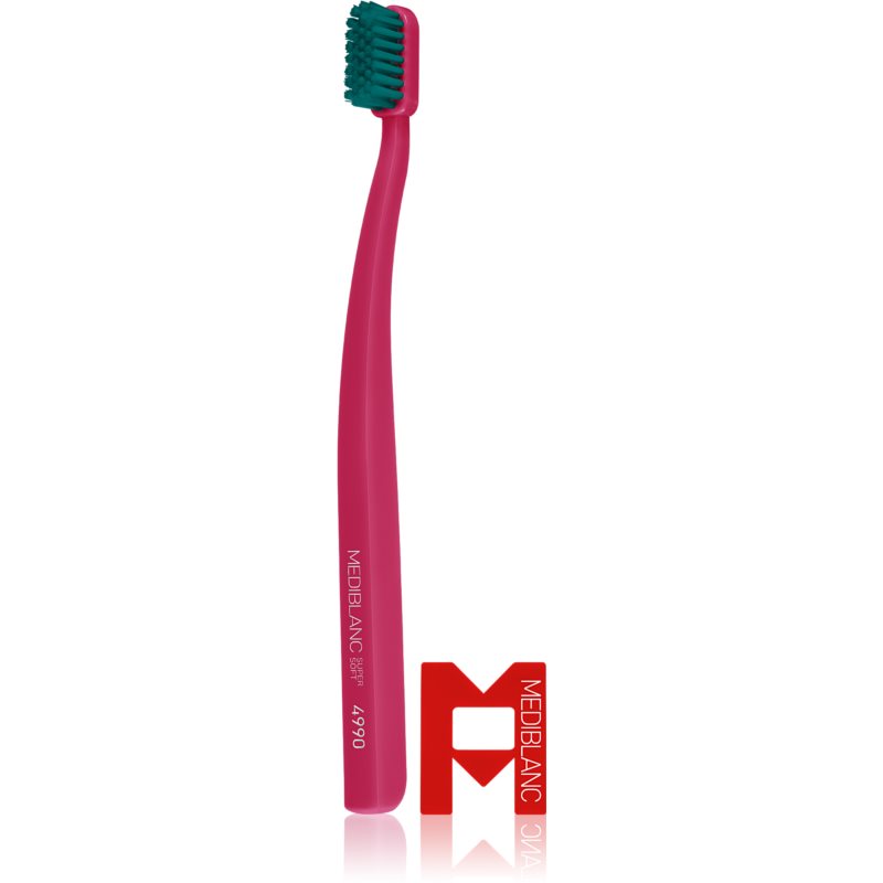 MEDIBLANC 4990 Super Soft Toothbrush Supersoft Dark Pink 1 Pc