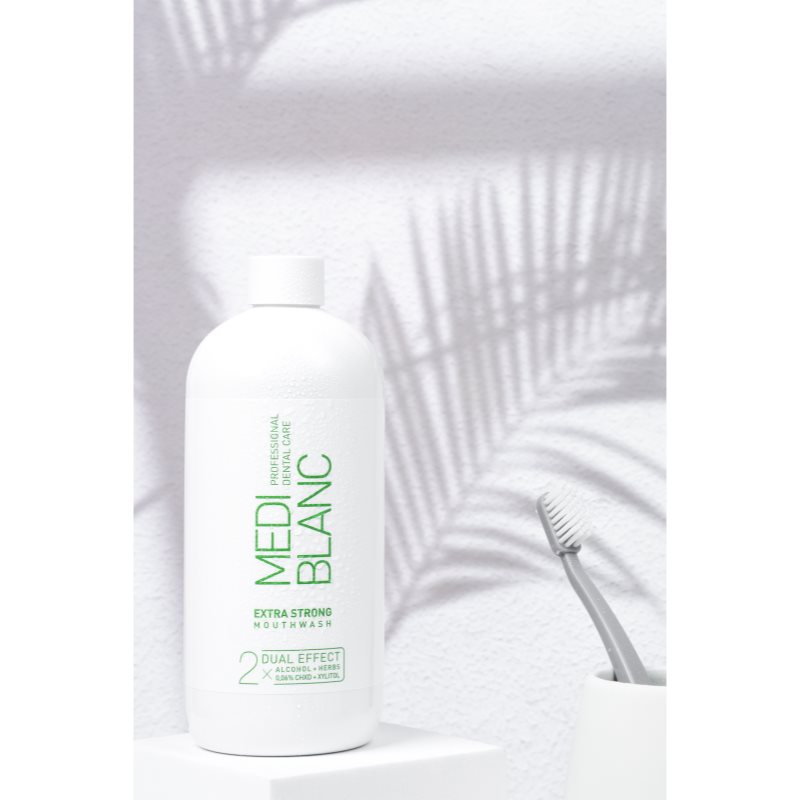 MEDIBLANC Extra Strong extra erős szájvíz 500 ml termék 2. képe
