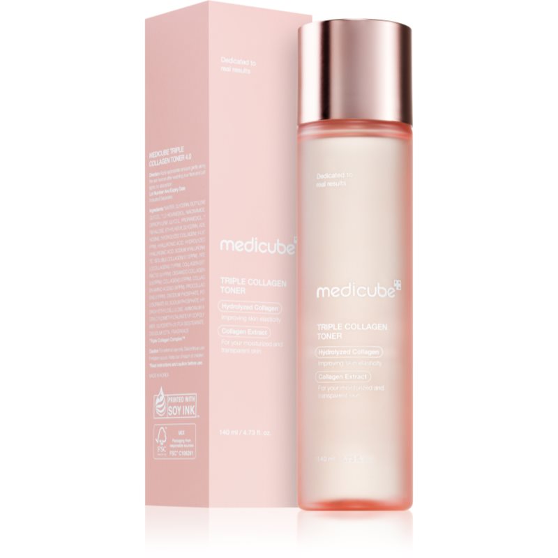 Medicube Triple Collagen Toner hydratisierendes Lifting-Tonikum mit Kollagen 140 ml