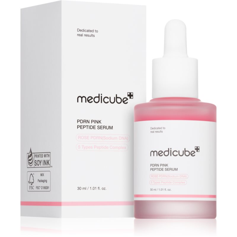 Medicube PDRN Pink Peptide Serum festigendes Hautserum mit Peptiden 30 ml