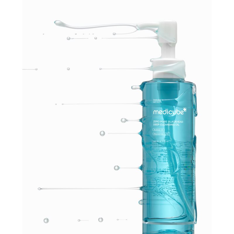 Medicube Zero Pore Blackhead Deep Cleansing Oil hĺbkovo čistiaci olej na reguláciu kožného mazu 205 ml (obrázok 4)