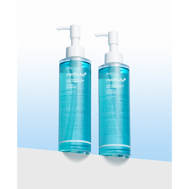Medicube Zero Pore Blackhead Deep Cleansing Oil hĺbkovo čistiaci olej na reguláciu kožného mazu 205 ml (obrázok 5)