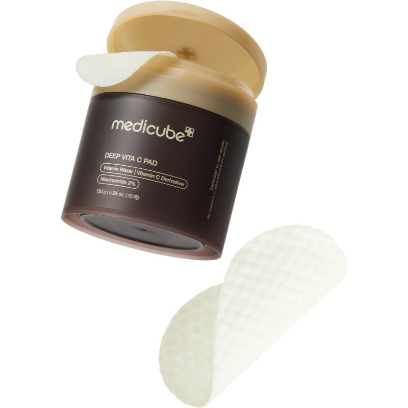 Medicube Deep Vita C Pad intenzívne revitalizačné vankúšiky pre rozjasnenie a vyhladenie pleti 70x1 ks (obrázok 7)