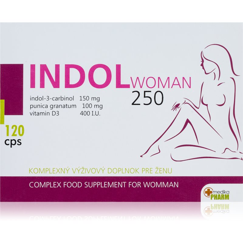 Medikapharm Indol Woman kapsuly s minerálmi pre ženy 120 cps