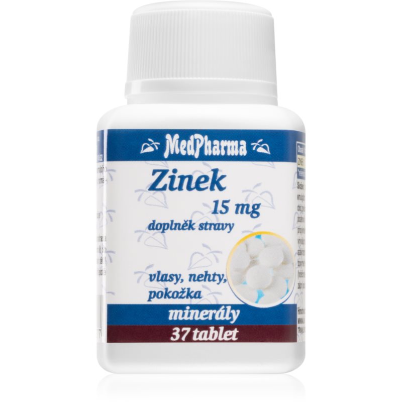 MedPharma Zinok 15mg tablety pre vlasy, nechty a pokožku 37 tbl kúpite na Notino.sk
