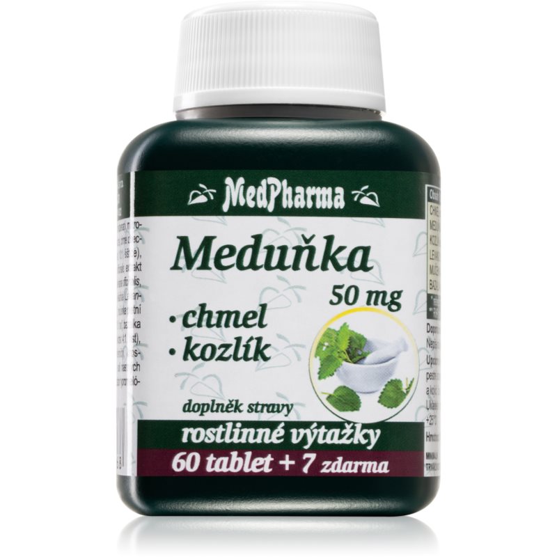 MedPharma Meduňka + chmel + kozlík tablety na normálnu funkciu srdca a ciev 67 tbl kúpite na Notino.sk
