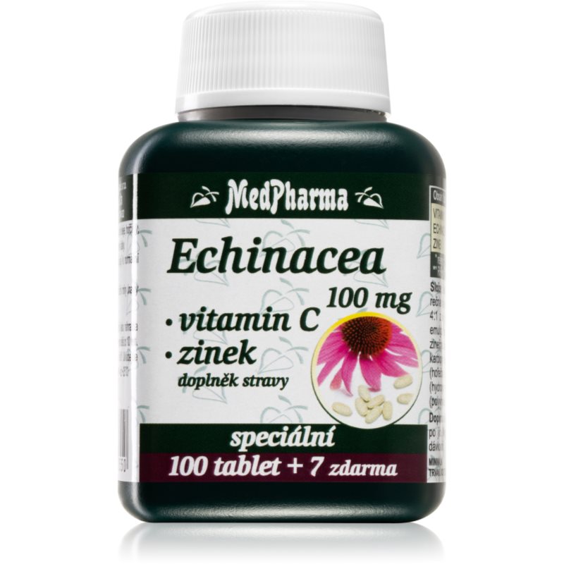 MedPharma Echinacea 100mg+vit.C+zinek tbl.107 koupíte na Notino.cz