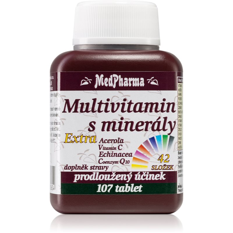 MedPharma Multivitamin s minerály + extra C tablety s multivitamínovým komplexom 107 tbl kúpite na Notino.sk