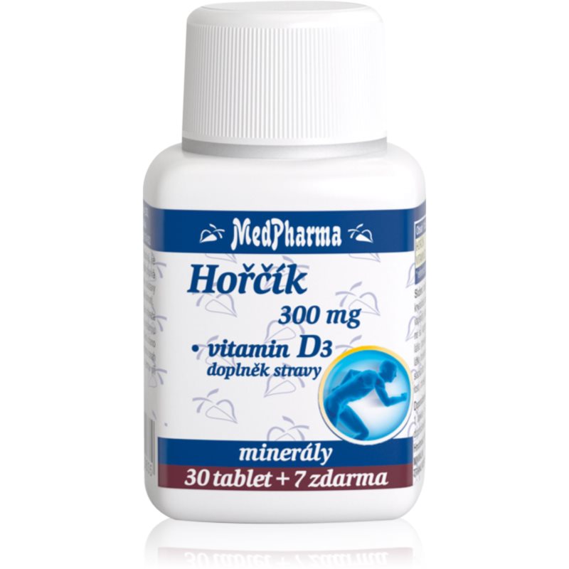 MedPharma Hořčík 300 mg + vitamín D3 37 tablet koupíte na Notino.cz