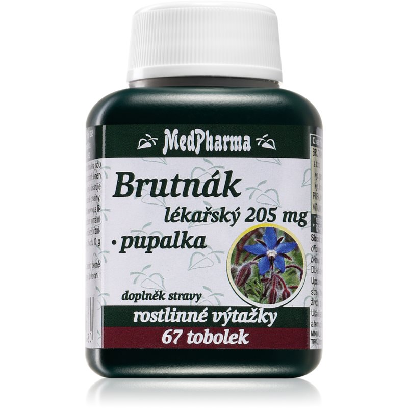 MedPharma Brutnák lékařský 205 mg tobolky na udržanie normálnej hladiny cholesterolu 67 tbl