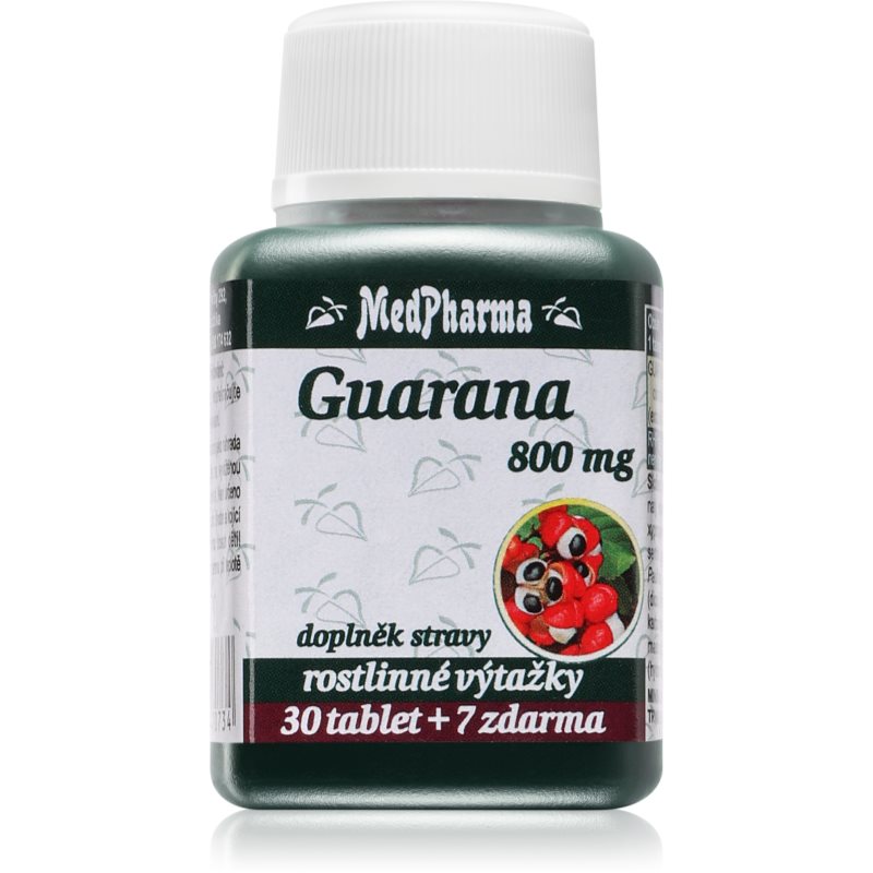 MedPharma Guarana 800 mg tablety na podporu zníženia miery únavy a vyčerpania 37 tbl kúpite na Notino.sk
