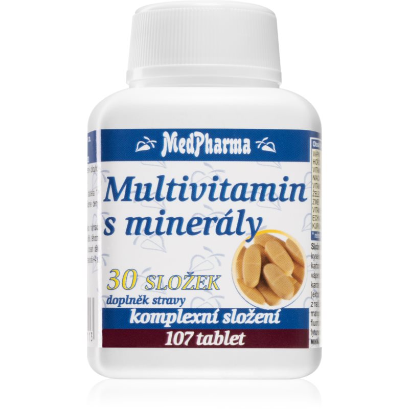 MedPharma Multivitamín s vitamínmi 30 zložiek tablety s multivitamínovým komplexom 107 tbl kúpite na Notino.sk