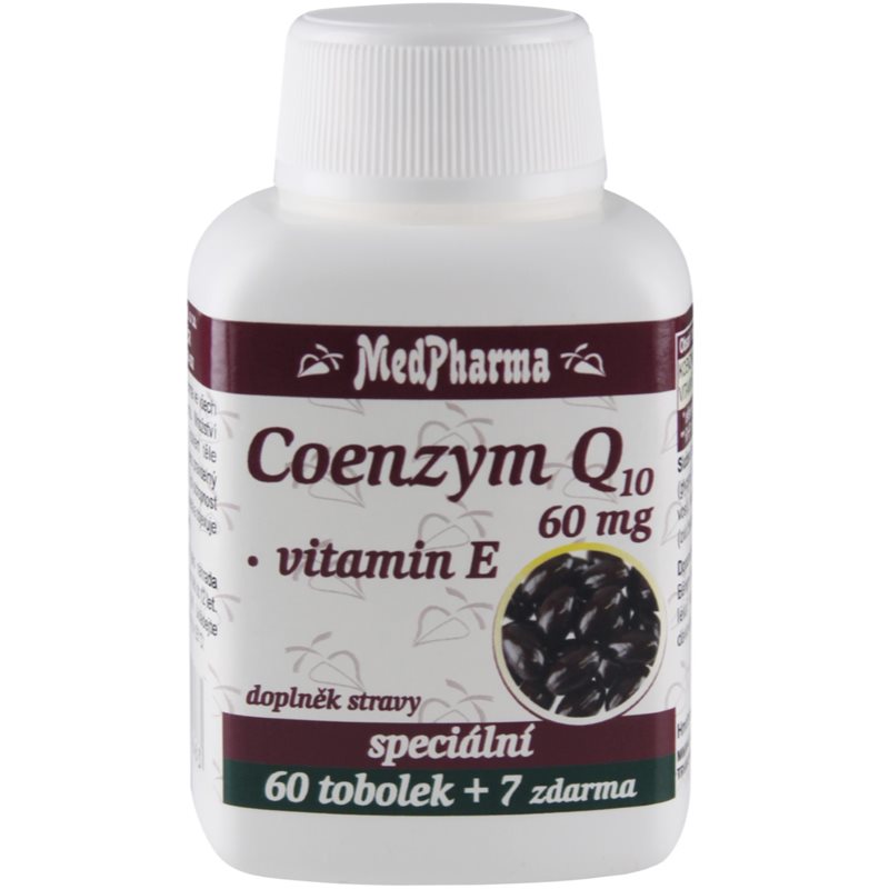 MedPharma Coenzym Q10 60mg tobolky s koenzýmom Q10 67 cps kúpite na Notino.sk