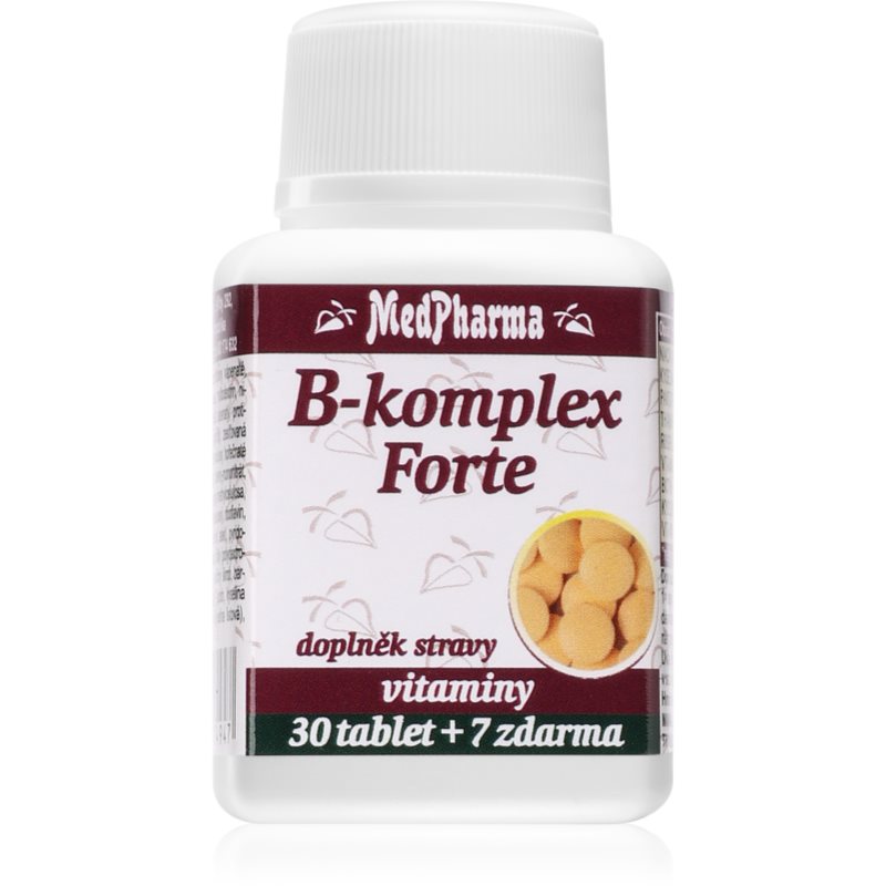 MedPharma B-komplex Forte tablety na podporu energetického metabolizmu 37 tbl kúpite na Notino.sk