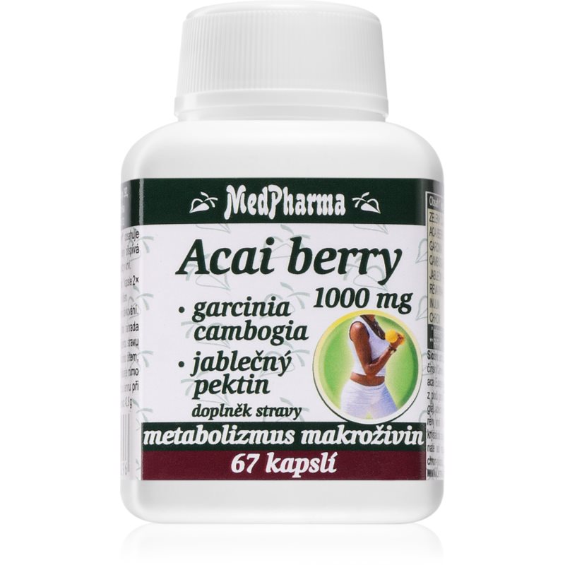 MedPharma Acai berry 1000 mg kapsuly na udržanie normálnej hladiny cukru v krvi 67 cps kúpite na Notino.sk