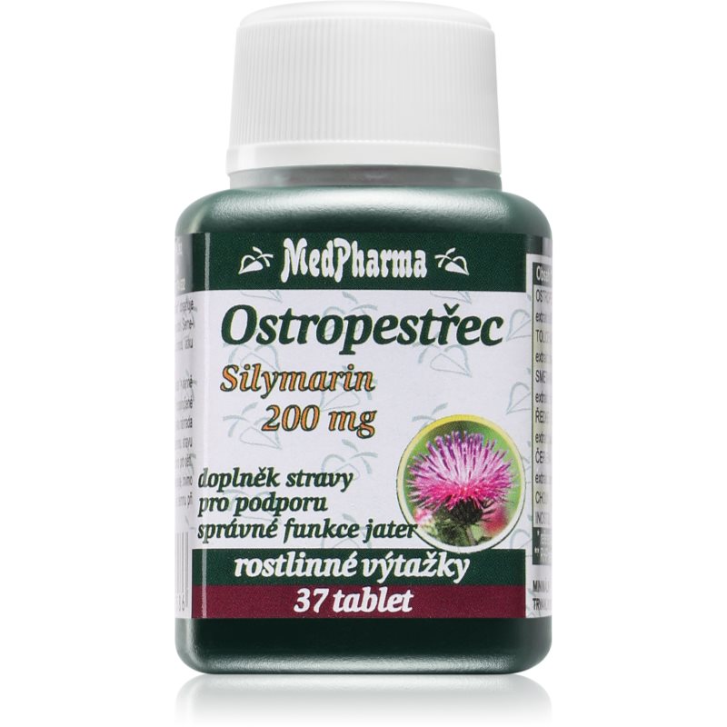 MedPharma Pestrec silymarin 200 mg tablety na podporu funkcie pečene 37 tbl kúpite na Notino.sk