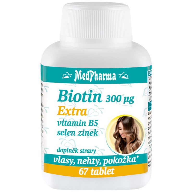 MedPharma Biotin 300 µg Extra tablety krásne vlasy, nechty a pokožka 67 tbl kúpite na Notino.sk