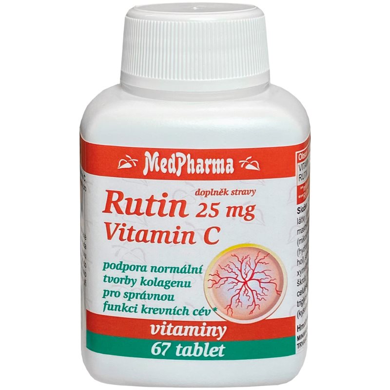 MedPharma Rutin 25 mg + Vitamín C 67 kapsúl kúpite na Notino.sk