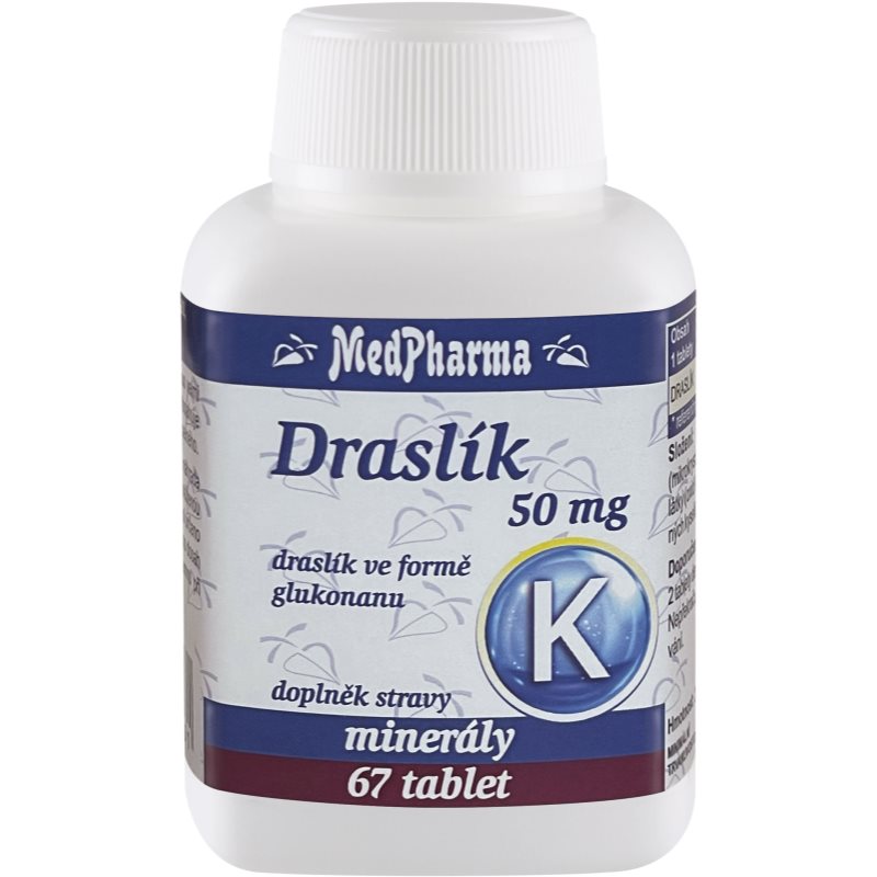 MedPharma Draslík 50mg tablety pre správne fungovanie organizmu 67 tbl kúpite na Notino.sk