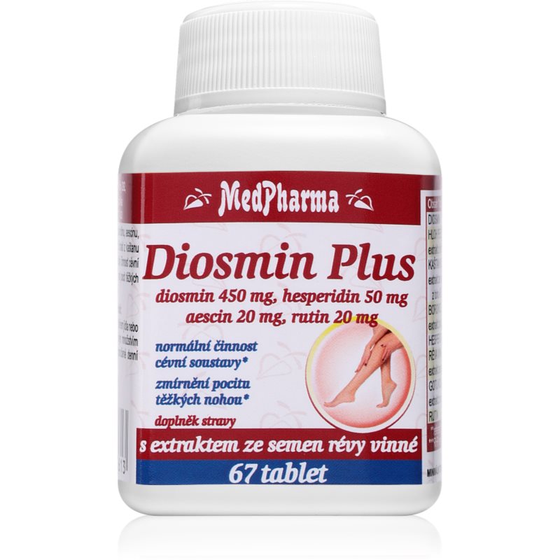 MedPharma Diosmin Plus tablety pre správnu funkciu srdca 67 tbl kúpite na Notino.sk