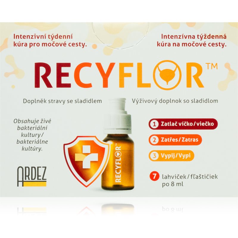Recyflor Intenzívna týždenná kúra pre močové cesty sada pre zdravie močových ciest 7x8 ml kúpite na Notino.sk