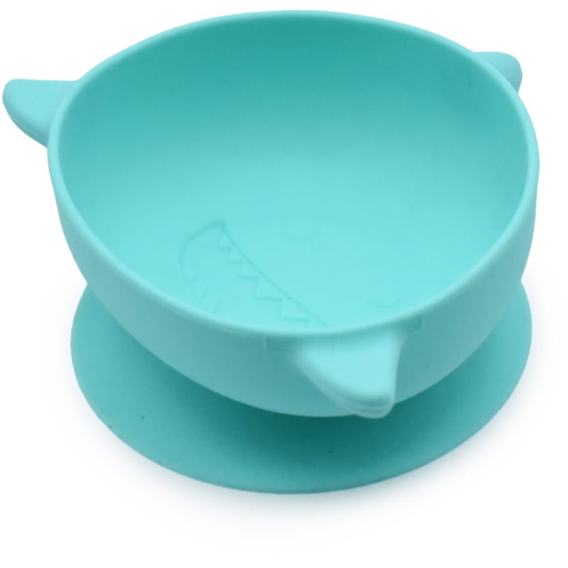 Melii Silicone Suction Bowl Silikonschüssel mit Saugnapf Shark 2x300 ml