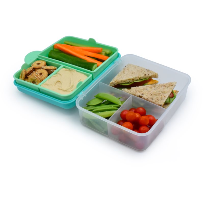Melii Bento Box svačinový box Blue, Mint, Lime 1446 ml (obrázek 3)