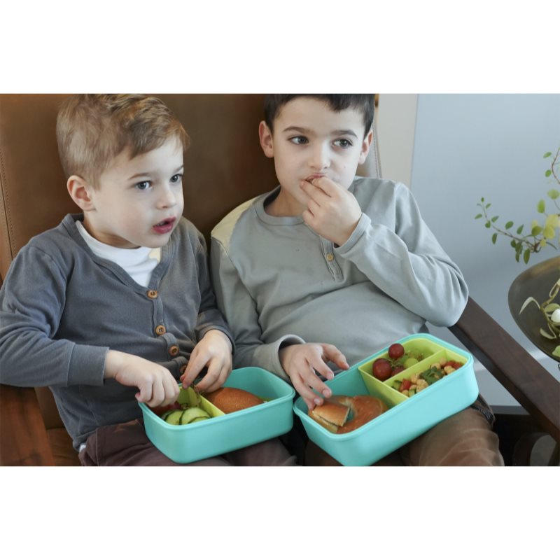 Melii Bento Box svačinový box Blue, Mint, Lime 880 ml (obrázek 3)
