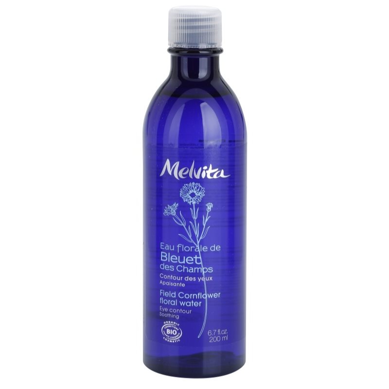 Melvita Melvita Eaux Florales Bleut des Champs καταπραϋντικό καθαριστικό νερό Γύρω από τα μάτια 200 ml