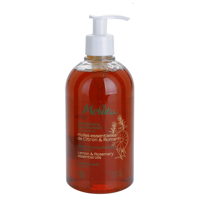 Melvita Extra-Gentle Shower Shampoo švelniai valantis šampūnas riebiems plaukams 500 ml