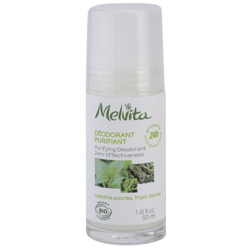 Melvita Les Essentiels rutulinis dezodorantas be aliuminio 24 val. 50 ml