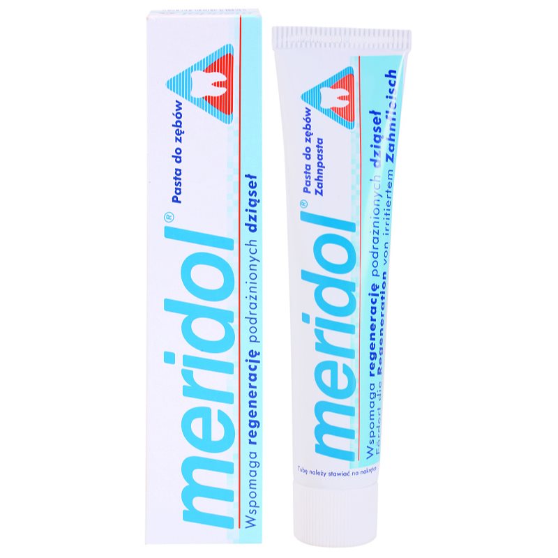 Meridol Gum Protection Toothpaste Supporting Regeneration Of Irritated Gums 75 Ml