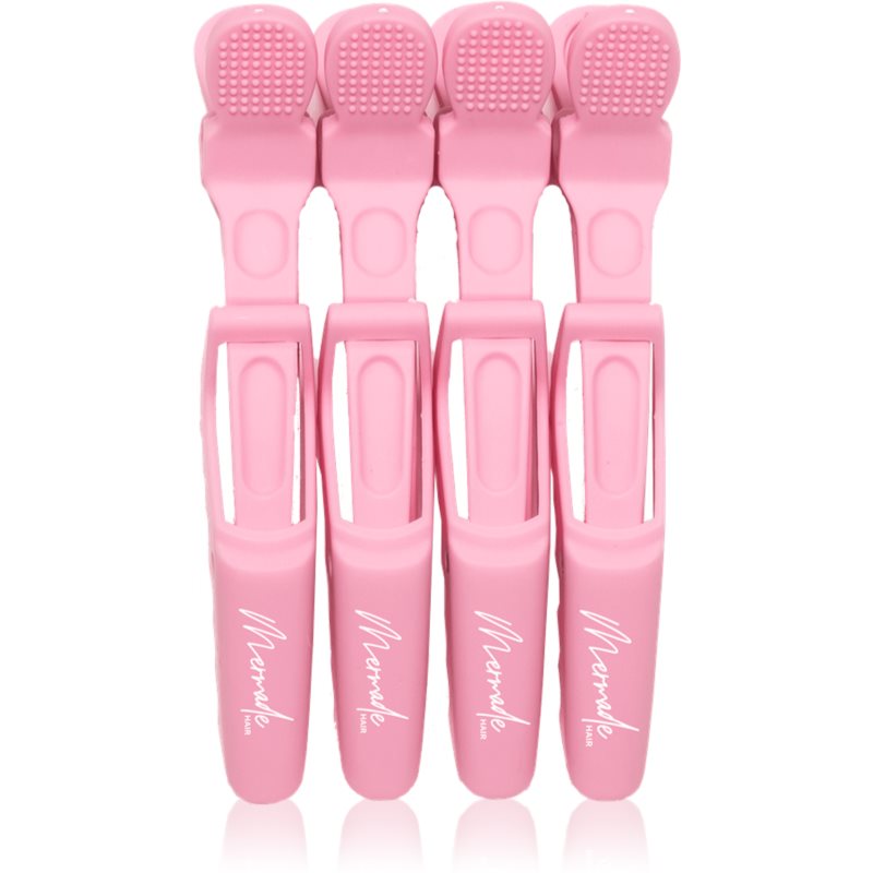 E-shop Mermade Grip Clips Signature Pink sponky do vlasů růžové 4 ks