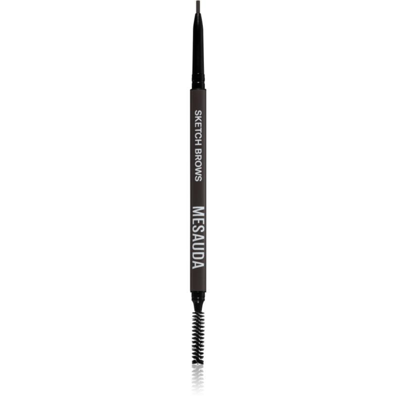 Mesauda Milano Sketch Brows Automatic Brow Pencil With Brush Shade 104 Dark 0,09 G