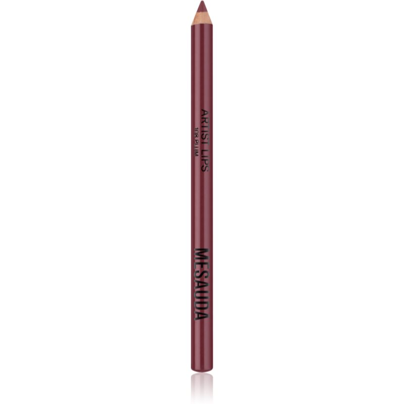 Mesauda Milano Artist Lips contour lip pencil shade 108 Plum 1,14 g
