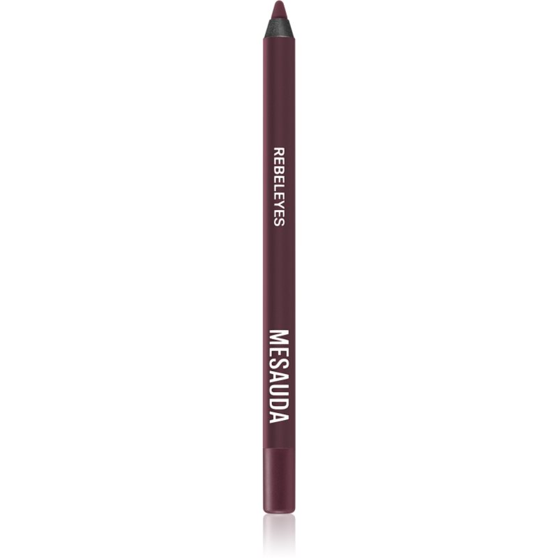 Mesauda Milano Rebeleyes водостійкий контурний олівець для очей з матуючим ефектом відтінок 107 Mulberry 1,2 гр
