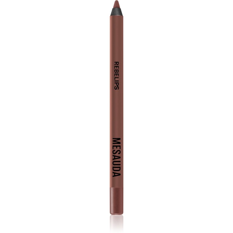 Mesauda Milano Rebelips водостійкий контурний олівець для губ відтінок 102 Hazelnut 1,2 гр
