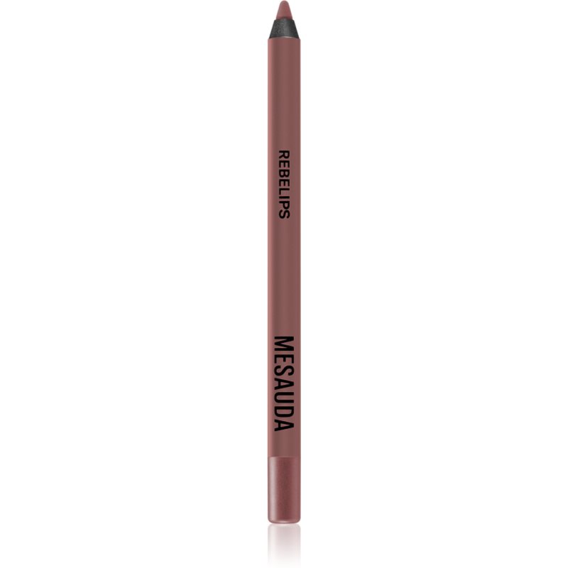 Mesauda Milano Rebelips водостійкий контурний олівець для губ відтінок 104 Seashell 1,2 гр