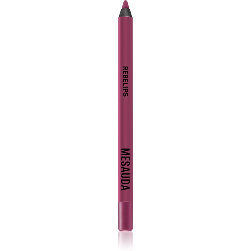Mesauda Milano Rebelips водостійкий контурний олівець для губ відтінок 110 Peony 1,2 гр