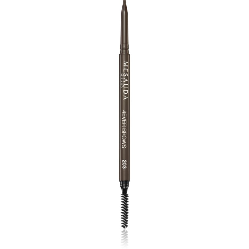 

Mesauda Milano 4Ever Brows олівець для брів зі щіточкою відтінок 203 Ash