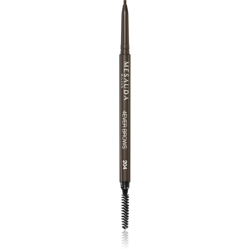 

Mesauda Milano 4Ever Brows олівець для брів зі щіточкою відтінок 204 Chocolate